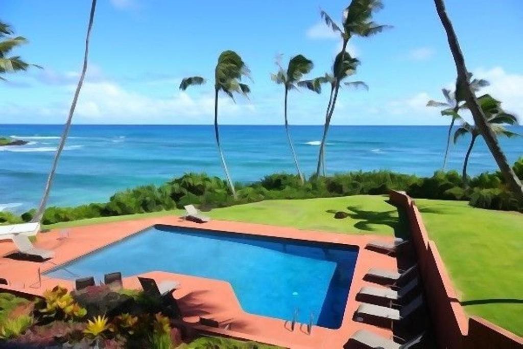 Luxury 2-Story Oceanfront Condo W/ Views & Pool Wailua (Kauai) Exterior foto